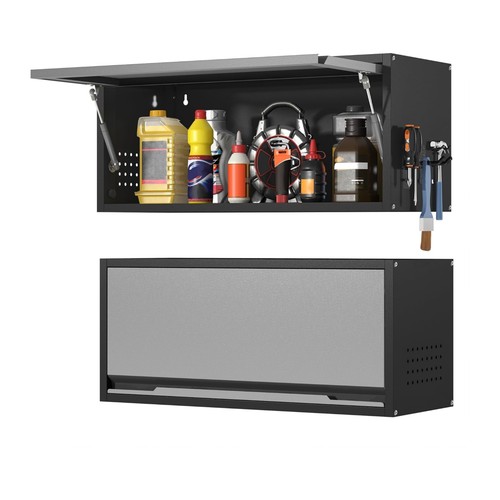 Wall hanging garage cabinet - wall,